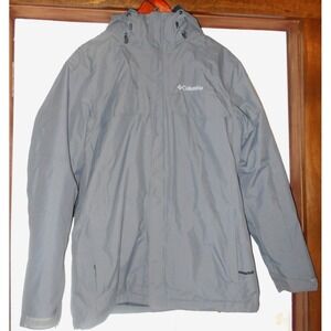 Columbia Womens 3 in 1 Omni-Heat M Jacket Ski Snowboard Gray Coat Hooded M Fleec